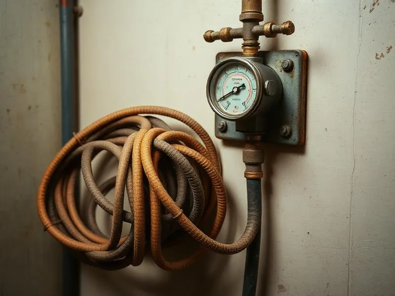 Antes: Instalación de gas insegura